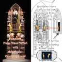 Dolphin Island DIY Book Nook Kit for Adults, Infinite Magicspell Library Booknook with Flame Illusion