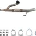 Exhaust Front Y-Pipe Flex Pipe Direct Fit Compatible With 2011-2013 Honda Odyssey 3.5L