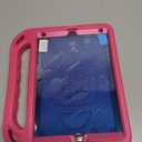 BMOUO Kids Case for iPad 9th/8th/7th Generation (iPad 10.2 Inch, 2021/2020/2019) with Built-in Screen Protector, Durable Shockproof Handle Stand iPad 9th 8th 7th Generation Case for Kids, Rose
