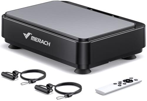 MERACH Vibration Plate Exercise Machine, Mini Vibrating Plate Machine for Women Men, Full Body Vibration Platform, Exercise Equipment for Home