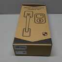 Smart Door Lock with Handle Set: SMONET Front Door Lock Set Keyless Entry Fingerprint Keypad Bluetooth Alexa Deadbolt Lockset Oil Rubbed Bronze