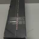 Milano Collection Hot Air Hair Brush Dryer, Quick & Easy Styling, Hair Volumizer for Human Hair Wigs & Natural Hair, Lightweight Round-Shaped Barrel Blow Dry Brush, Black