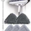 Wall Cleaner Mop with Long Handle, Wall Duster with Extension Pole, 3-in-1 Wall Cleaner, Dust Mop with 5 Reusable Pads