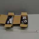 Heavy-Duty Stainless Steel Grill Rotisserie Kit with 35 X 1/3 Inch Spit Rod, Stainless Steel Electric Motor and Necessary Rotisserie Accessories