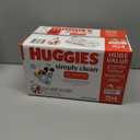 Huggies Simply Clean Unscented Baby Diaper Wipes, 11 Flip-Top Packs (704 Wipes Total), Packaging May Vary