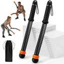 VividPulse 2PCS Weighted Ropeless Battle Ropes for Home Gym - Portable & Quiet Training Rope for HIIT, Strength & Low-Impact Cardio - Full Body Workout Equipment for Men & Women
