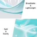 Women's Short Sleeve Workout Tops Moisture Wicking Cooling Shirts UV Protection Quick Dry Athletic Activewear (Blue, S)