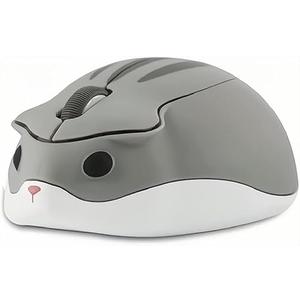Wireless Mouse Bluetooth Cute Hamster Shape Kawaii Fun Portable Silent Lightweight Quiet Cordless Gaming Mice for PC Laptop Computer Mac iPad Pro MacBook Pro/Air Kids Boys Girls Women Men Gift