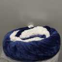 Westinghouse Electric Snuggle Throw Blankets with Foot Pocket, Wearable Heated Blanket with Sleeves, 6 Heating Levels & 2 to 10 Hours Heating Time Settings, 50 * 70"+18", Navy (Navy Blue&ivory)