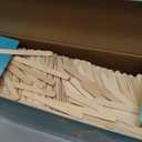 Darice 2000 Pcs Popsicle Stick, 4.5" Natural Wood Craft Sticks Supplies, Ice-Cream Stick Pop, Ages 3+