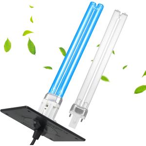 COOSPIDER 18W HVAC UV Light, Air Purifier for Whole House, UVC Light in Duct for AC Duct, with 1 Spare Bulb, 253.7nm Wavelength Ozone Free 110V (CTUV-D18)