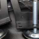Keyboard Tray Under Desk Large C-Clamp 25.6 (30 Including Clamps) x 11.8 Slide-Out Platform Computer Drawer Pull Out Keyboard & Mouse Tray Black DSF4