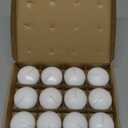 Aignis 24pcs Flameless Floating Candles Waterproof, 200Hr 3LED Floating Tea Lights with Battery, Water-Activated Candles for Pool, Wedding Centerpieces, Bath & Spa, Easter Decoration (Elegant White)