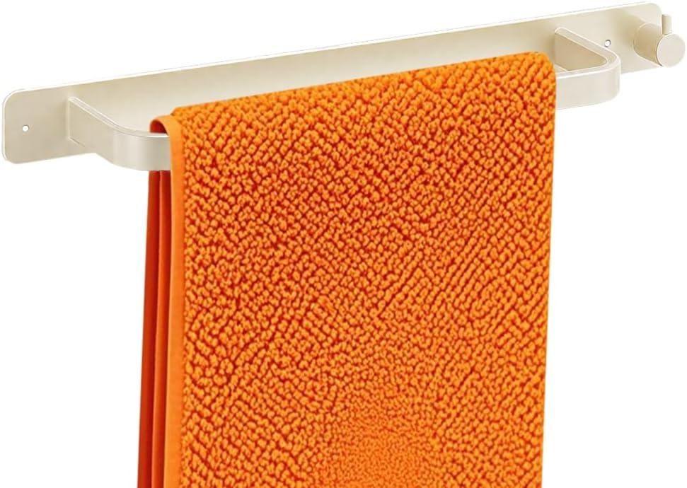 Rust-Resistant Towel Bar16inch White Hand Towel Holder, Towel Racks for Bathroom Aluminum Wall Towel Holder