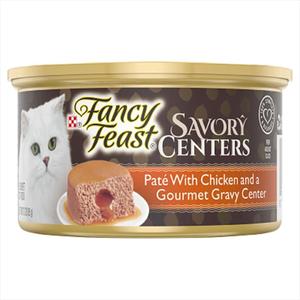 Fancy Feast 12-Pack Cans Savory Centers Chicken Canned Cat Food (12-3 OZ CANS), BBD: MAR/2028