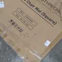 NeuType Glass Chair Mat, Tempered Glass Office Chair Mat for Carpet or Hardwood Floor - Effortless Rolling, Easy to Clean, Best for Your Home or Office Floor (46" Round x 1/4", Transparent)