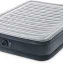 Intex Mid-Rise Air Mattress Bed with Built-in Pump, Dura-Beam Deluxe Comfort Plush, Full - Portable Luxury Travel Airbed for Adults, Camping, Guests