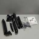 monTEK Dual Monitor Wall Mount for 17 to 32 inch Flat/Curved Screens, Each Holds to 19.8 lbs, Full Motion Adjustable Mechanical Spring Monitor Arm, 75x75/100x100 VESA Wall Mount, Black