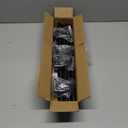 Black Wrap Around Curtain Rods for Windows 28 to 48 inch,2 Pack 5/8 inch Industrial Telescoping Curtain Rod, Blackout Rods for Bedroom & Outdoor, Adjustable from 30 to 48 Inches