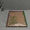 Frametory, 16x20 Picture Frame With Mat for 11x14 Picture - High Definition Glass Wide Molding - Preinstalled Wall Mounting Hardware (Rustic Brown, 1 Pack)