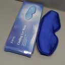 Cooling Eye Mask for Puffy Eyes: Fsa Eligible Items Hsa, Ice Eye Pack for Migraine After Surgery Relief - Reuable Cold Compress for Headache Puffiness - Comfortable Perfect Fit Gel Sleep Mask (Blue)