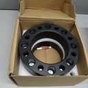 KSP 8x170 Wheel Spacers for F250 F350 2003-2024, 2"(50.8mm) Heavy Duty Tire Spacers with 14mmx1.5 Studs 125mm Center Bore, Forged Lug-Centric Wheel Spacer Fit 8 Lug F250 F350, Not Hub Lip (Black)