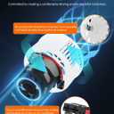 ECCPP AC Blower Motor Fit for BMW 528i 528i xDrive 535d 535d 535i GT 550i 640i 650i 740i 750i 760Li 550i GT xDrive 2010-2017 Heater HVAC w/Fan Cage Blower Motor Assembly Replacement 700294 64119242607