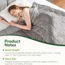 Sivio Weighted Blankets for Adults, Soft Minky Heavy Blanket for Calm Sleeping, Brethable Cooling Weighted Throw Blanket for Men and Women, Grey, 60 x 80in, 15lbs