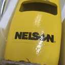 Nelson Rain Train 13,500 Square Feet Cast Iron Outdoor Lawn Traveling Water Sprinkler for Yard, and Garden, with Auto Shut Off, Yellow