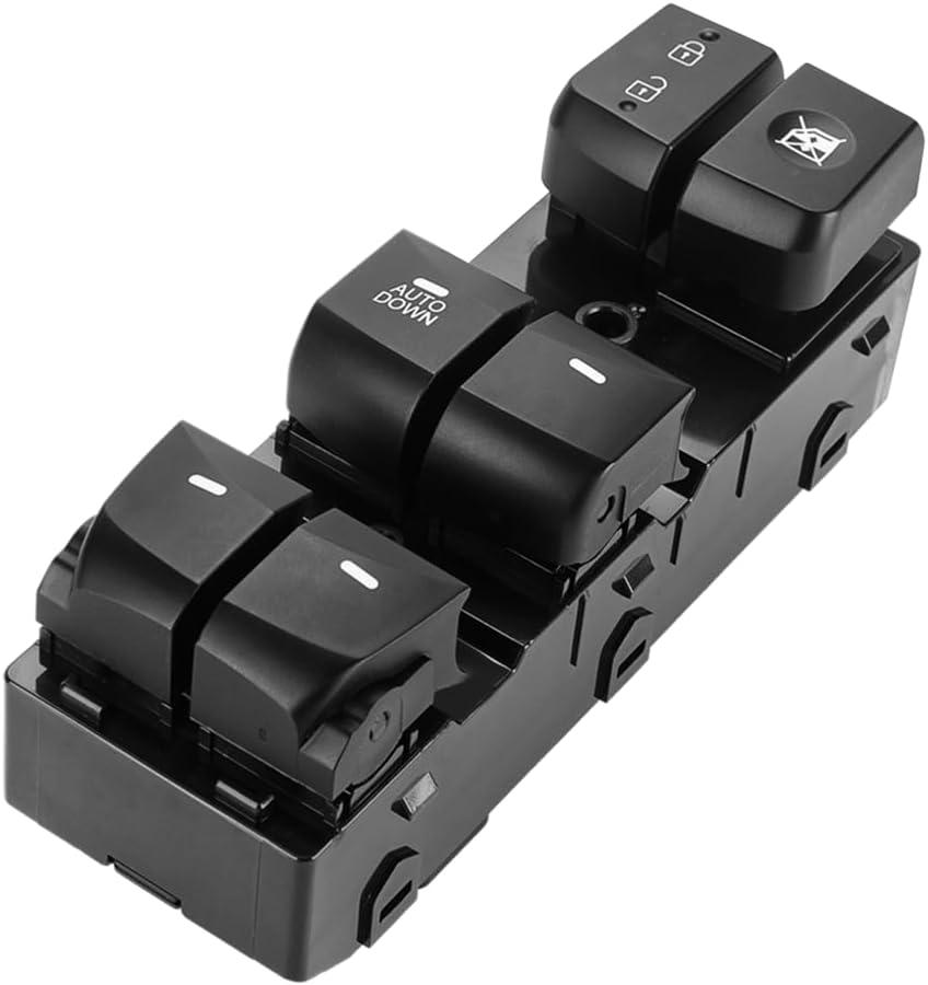 Left Driver Side Master Power Door Window Switch - Compatible for Hyundai Elantra 2011-2015 - Replace Part 93570-3X000