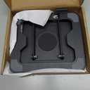 LOXP Adjustable Laptop Stand, Computer Stand with 360 Rotating Base, Ergonomic Laptop Riser Mount for Desk Foldable Protable Computer Desk Fits with MacBook Pro Air (10-16") - Black