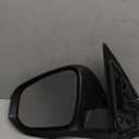 Dasbecan Left Driver Side Door Mirror Assembly Compatible with Toyota RAV4 2013 2014 2015 Power Glass Manual Folding Non-Heated Textured Black Replaces TO1320309 879400R080 (3 Pins)