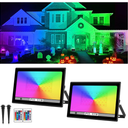 Y-Sun RGB Flood Light 100W WiFi RGBCW IP66 2 Pack