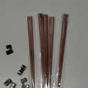 5 Pairs Reusable Training Chopsticks Helpers for Beginner Trainer Learner, Japanese Wooden Chopsticks pack and Holder Helper Set, Dishwasher Safe, L8.86Inch (6.Rosewood Tortoiseshell)