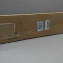 DEZ FURNISHINGS Cordless 2" Smooth Faux Wood Blind, 34" W x 60" H, Smooth White