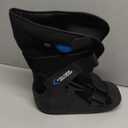 United Ortho USA14115 Short Air Cam Walker Fracture Boot, Medium, Black