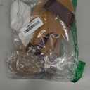 Amazon Essentials womens Two Strap Buckle Sandal (7.5 Wide, Brown)