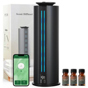 Aromadd 2026 Portable Waterless Diffuser, 1700 Sq Ft Hotel Collection Diffuser, 100ml Scent Air Machine for Home Cold Air Essential Oil Diffuser for Large Room Office, Quiet (Black)