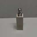 Soap Dispenser with Rust Proof Stainless Steel Pump Refillable for Bathroom and Kitchen Soap Dispenser for Essential Oils, Liquid, Lotions (8.5OZ / 250ML) (Square-silver)