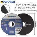 60-Pack Cut Off Wheels 4 1/2 Inch,4.5"x0.04"x7/8" Angle Grinder Cutting Wheel Cutting Disc,4.5 Inch Cut Off Wheel for Metal&Stainless Steel, Grinder Wheels for General Purpose Metal Cutting