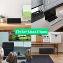 Cord Organizer Box, Cable Hider for Power Strips, Surge Protector, Extension Cord and Wire Management, Cable Management Box (2PCS/Large and Medium Size/Black)