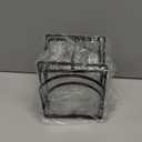 4 Pack Kitchen Plate Holder Organizer for Cabinet Space Saver Dinner Dish Plate Storage Rack Upright Dish Drying Racks Metal Dish Racks Stand for Cupboard and Countertop 2 Large 2 Small Black