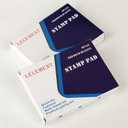 2 x Ink Pads for Stamps | Black Ink Stamp Pad | Rubber Stamps Ink Pad - Premium Quality Felt Pad for Stamps | Stamp Pads | Medium Size