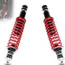 70928-G01 Front/Rear Shock Absorber Kit with Heavy Duty Coil Springs Compatible with 1994-up EZGO Medalist/TXT Gas & Electric Golf Carts Replaces# 76418-G01,70324-G01,76419-G01RED