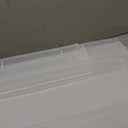 IRIS USA 6-Pack 19 Quart Storage Bins with Lids, Clear