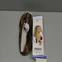 Clip in Ponytail Extension 18 Inch Pony Tails Hair Extensions for Women Long Straight Curly Tail Ponytail Hair piece Synthetic Fake Versatile Pony (Brunette/Ash Blonde)