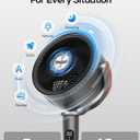 Oscillating Standing Fan for Bedroom, 120 Pedestal Fan with 12 Speeds & 5 Modes, Ultra Quiet Bedroom Fan, Remote Control - Black