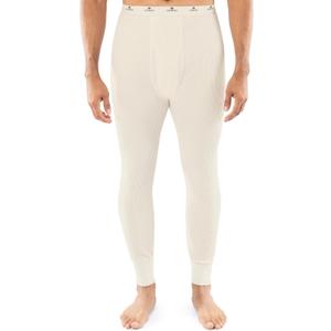 Indera Men's Heavyweight Cotton Waffle Long Johns Thermal Underwear Bottom, M