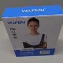 Velpeau Arm Sling Shoulder Immobilizer for Women and Men, fit Left or Right Arm - Rotator Cuff Support Brace - Medical Sling for Shoulder, Clavicle, Elbow Injury (Comfort type, Large: Bust 33.5-41)
