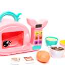 Boley Zoo Troop: Whale Microwave - 11pc Playset, Electronic Light & Sound, Animal Shaped Kitchen Appliance, Food Accessories, Pretend Play, Kids Ages 2+